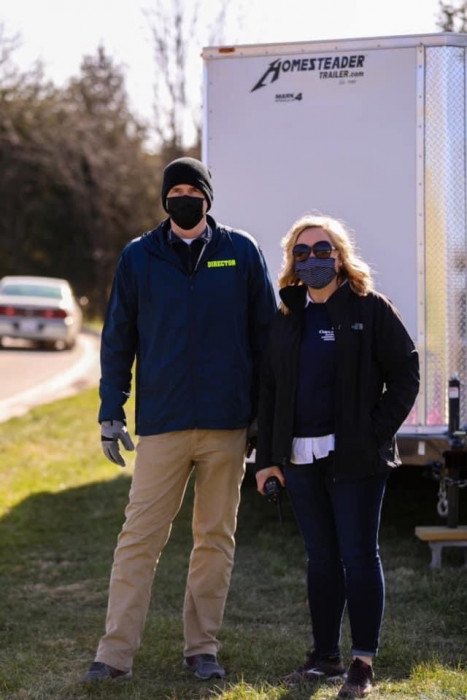 Eric Young, Tazewell County Administrator and Alicia Bales, CTCH Senior Director