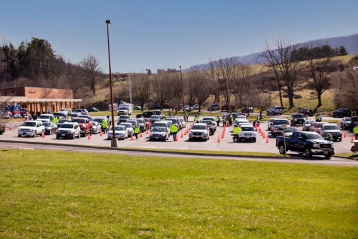 Tazewell's Drive Thru Mass Vaccination Clinic