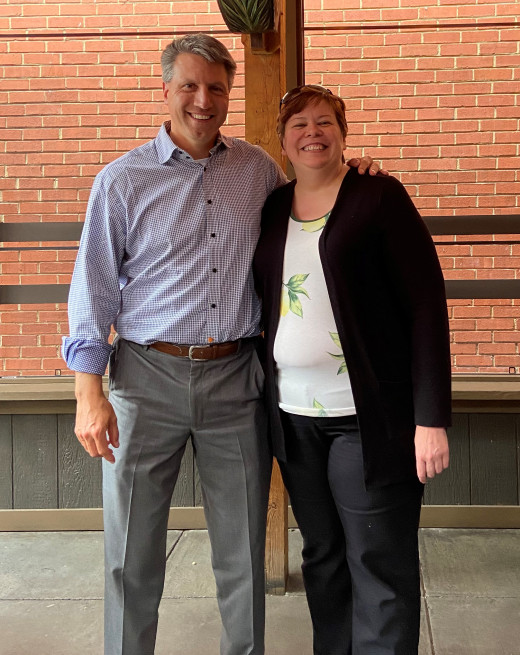 Dr. Bryan Collier and Jennifer Bath MSN, RN, AGCNS-BC, CEN, TCRN