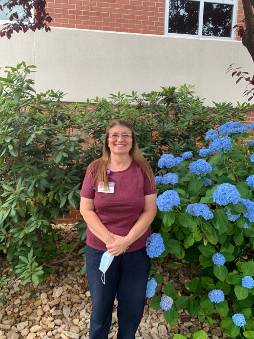 Barbara Worrell 45 years of SERVICE with Carilion. 