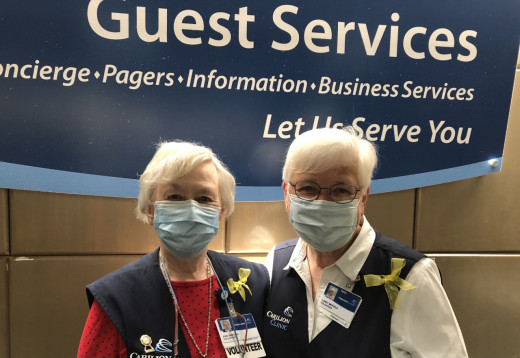 Volunteers are back!