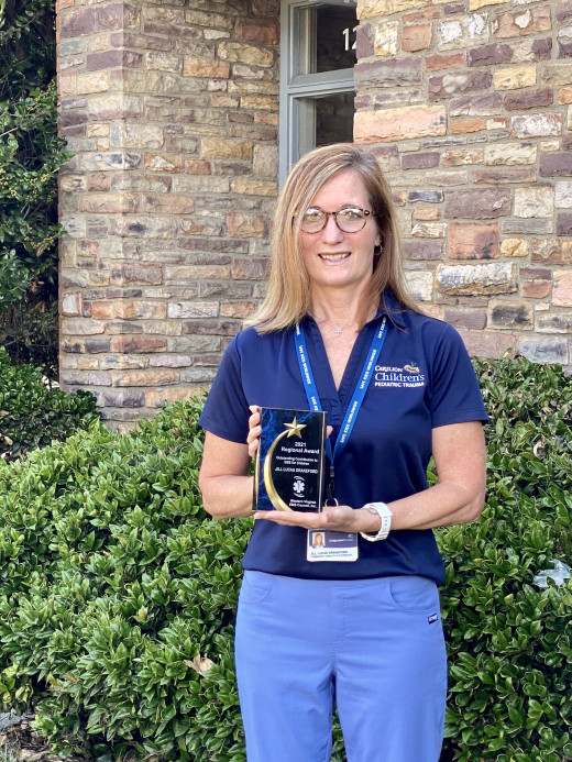 Jill Lucas Drakeford receives award from Western Virginia EMS Council