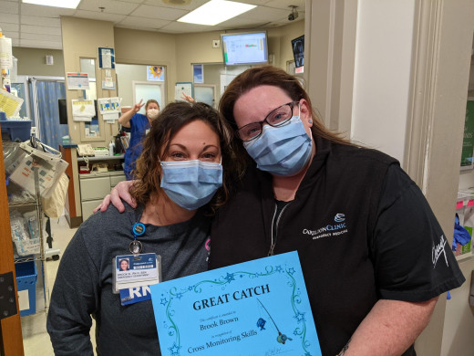 Brook and her support team in the Emergency Department