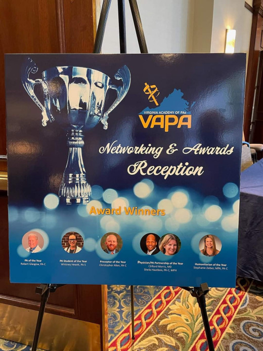 Virginia Academy of Physician Assistants Preceptor of the Year