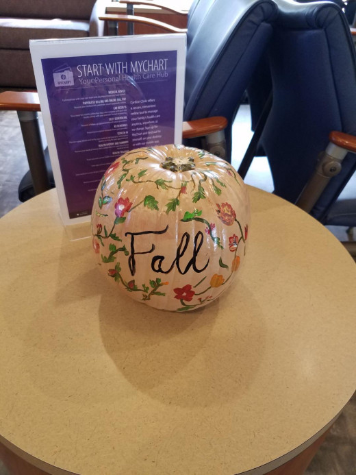 Pumpkin art by Casandra Smith, HAA