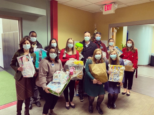 Clinical Advancement and Patient Safety Department spreading Christmas cheer this year!