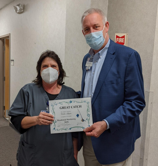Trish stops the medical waste