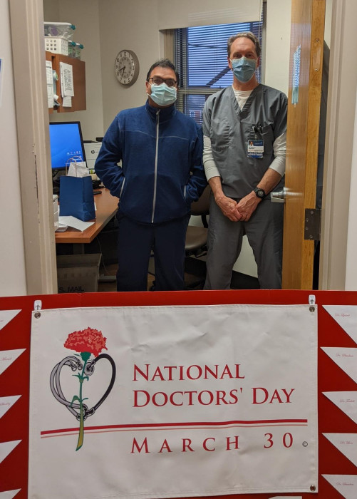 Dr. Shah and Kip Short, PA