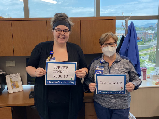 Anna and Leigh Ann - Trauma Care Management Team