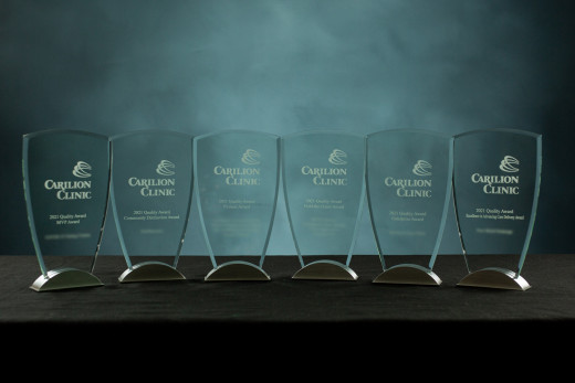 Quality Award trophies from 2021