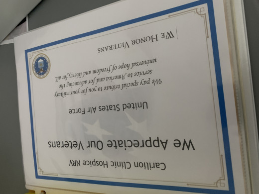 Example of certificates used