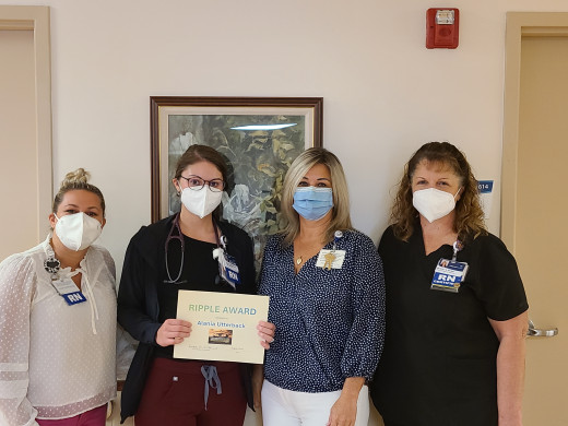 Ashley Graham Sr. Director of Nursing, Alania Utterback RN, Kristie Williams Vice President CGCH/CTCH, Beverly Steffey Unit Director