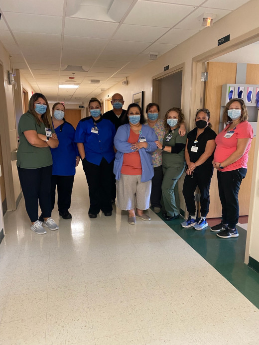 CRBH Staff Recognizes Long-Term Stay Patient