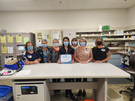 Pictured L-R:  Beth Hedrick, Amy Westmoreland, Vickie Miller, Amanda Terry, Jennifer Bailey, Joan Williams , and Kristie Williams.