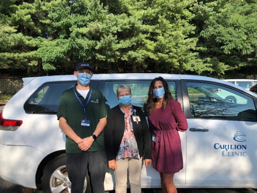 Thanks to the collaborative efforts of Sharon Dishner and Tabitha Yaeger in Logistic Services and Leonard Dishner in Materials Management, the Marketing and Communications events team distributed over 7,000 Carilion Proud giveaway items to employees working at community hospitals across the system.