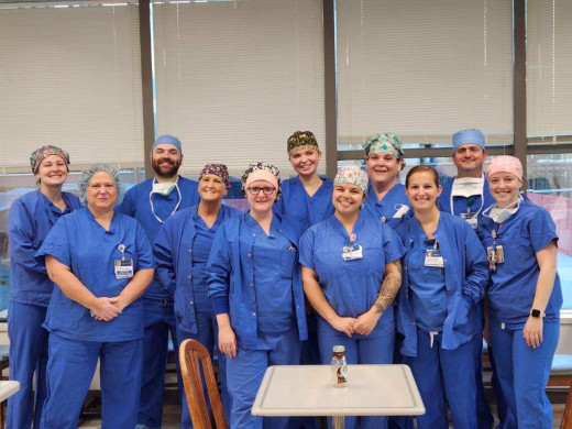 A few of our surgical techs from the 4South OR