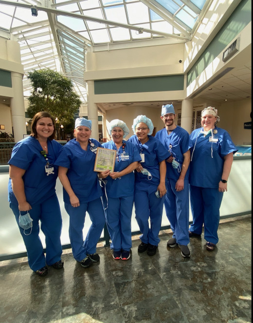 CNRV Central Sterile Services team
