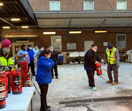 Fire extinguisher training