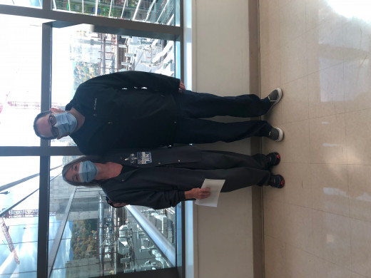 Kim Manning (left) and Trent Clugston (right)