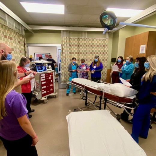 CTCH Mock Code Blue in Mobile MRI