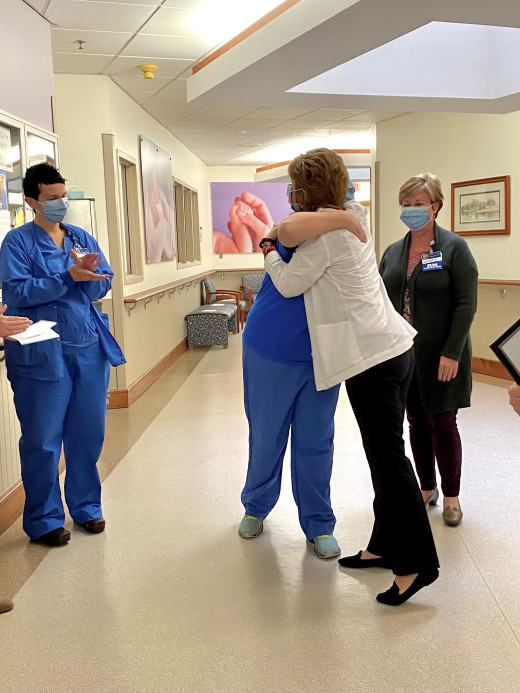 Sara Sartin RN presented with the Outstanding Preceptor Award 