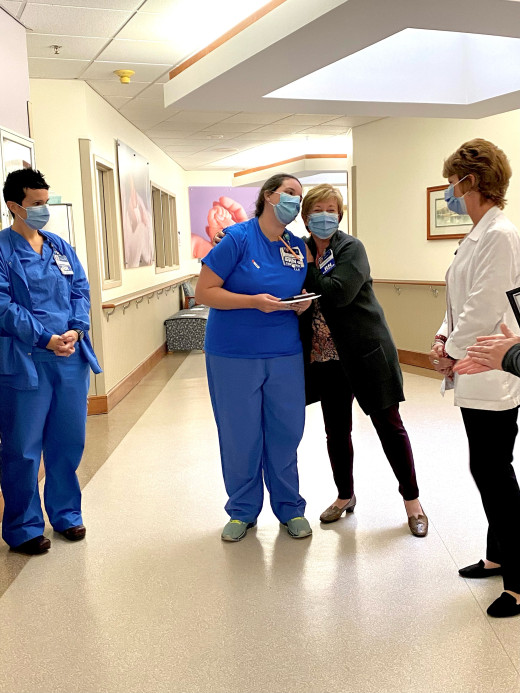 Sara Sartin RN presented with the Outstanding Preceptor Award 