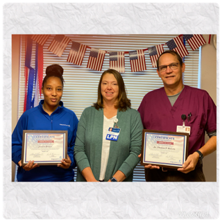 Jessica Brown and Dr. Thomas Knisely