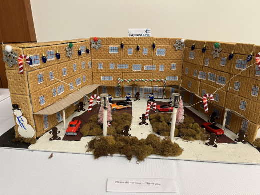 Carilion General Surgery Gingerbread house entry 