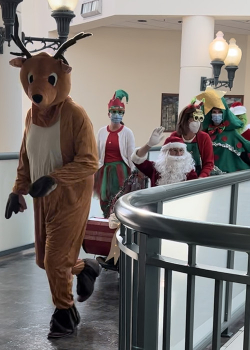 Santa and his trusty Reindeer!