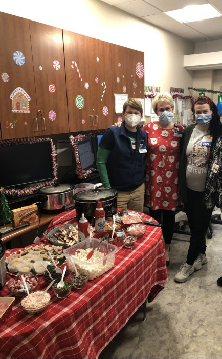 Expression of thank you with Hot chocolate Bar