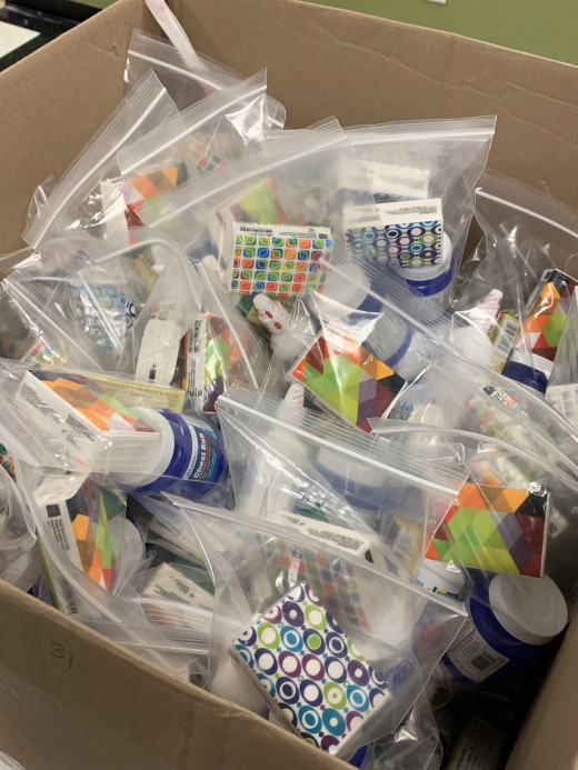 Symptom relief packs to avoid antibiotic prescriptions