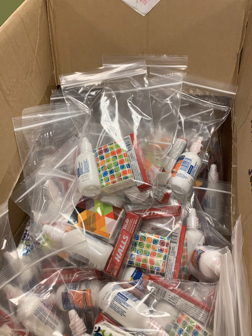 Symptom relief packs to avoid antibiotic prescriptions