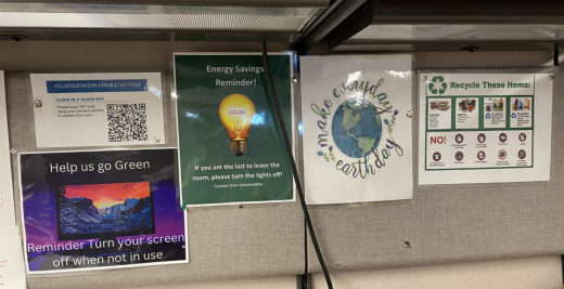 Community Health & Outreach bulletin board 