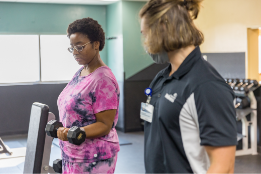 FitRx client with trainer