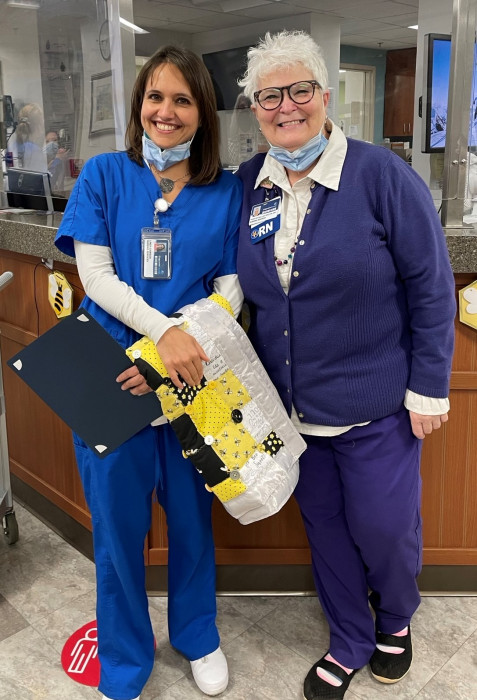 Linda Dawson, PCT with Unit Director, Tammy Mitchell
