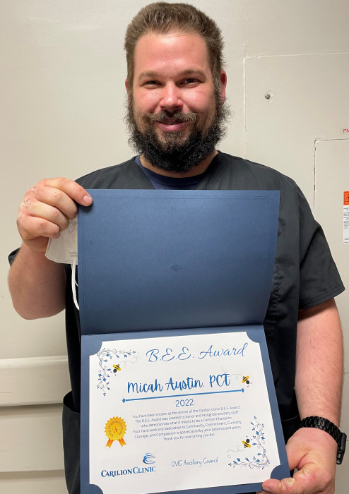 Micah Austin, Patient Care Technician