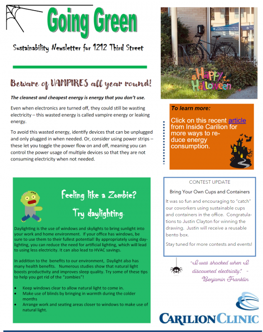 1212 3rd Street Sustainability Newsletter 