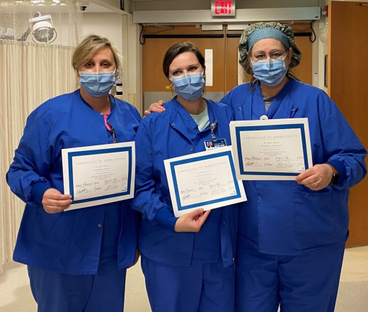 Kimberly Swink, Allison McClung, Debbie Wheeler - CRBH OR