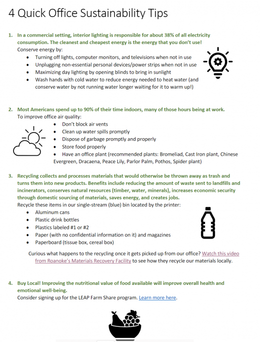 CRMH 1 West Quick Tips sheet 