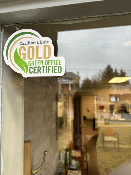 Decal on display at Community Health & Outreach 