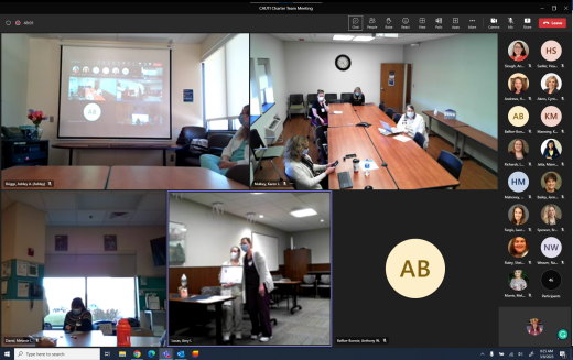 screenshots of certificate presentations