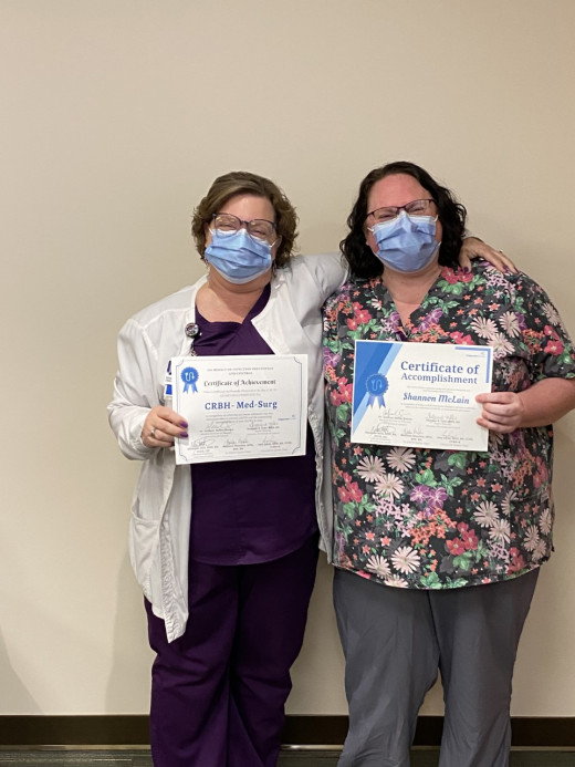 certificate awarded- CRBH