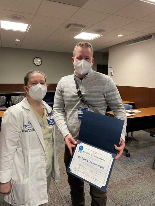 certificate presentations- CRMH