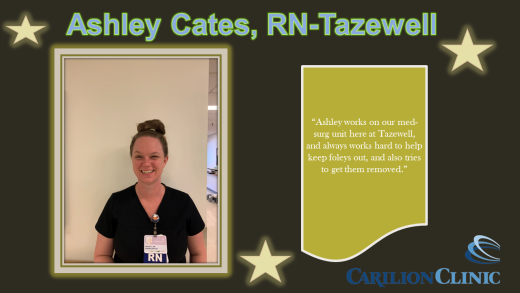 Individual recognized for their CAUTI reduction work