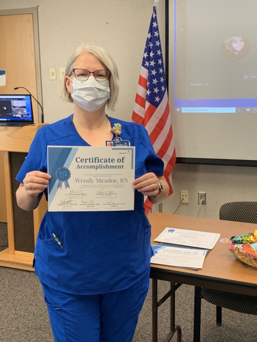 certificate awarded- CFMH