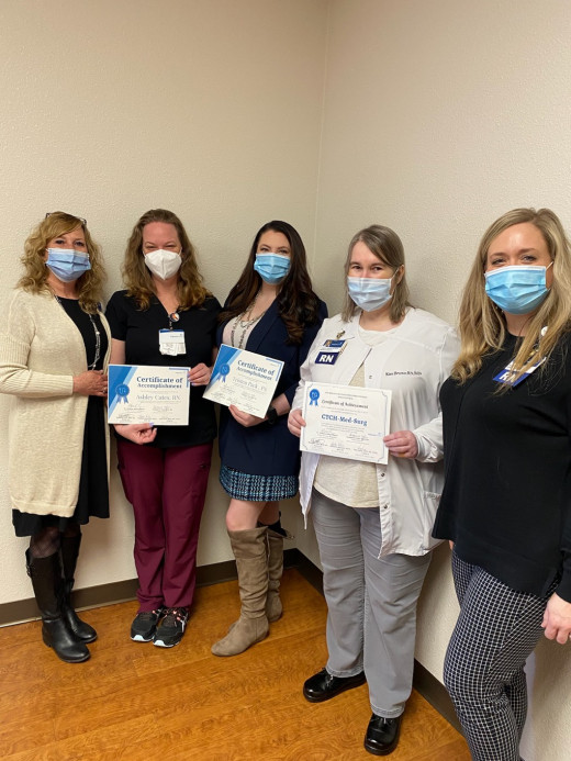 CTCH CAUTI recognition recipients