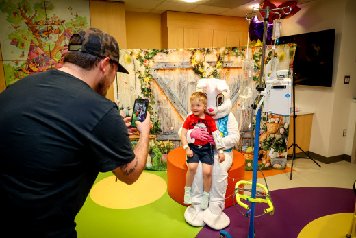 Eater Bunny with PICU patient
