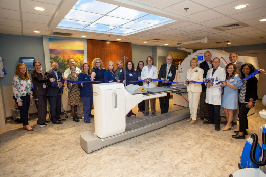 PET scanner ribbon cutting