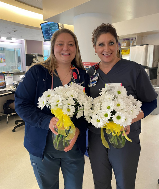 Bethany David, RN and Shelly Henson, RN - 7SICU