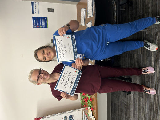 ED Staff showing support for Trauma Patients
